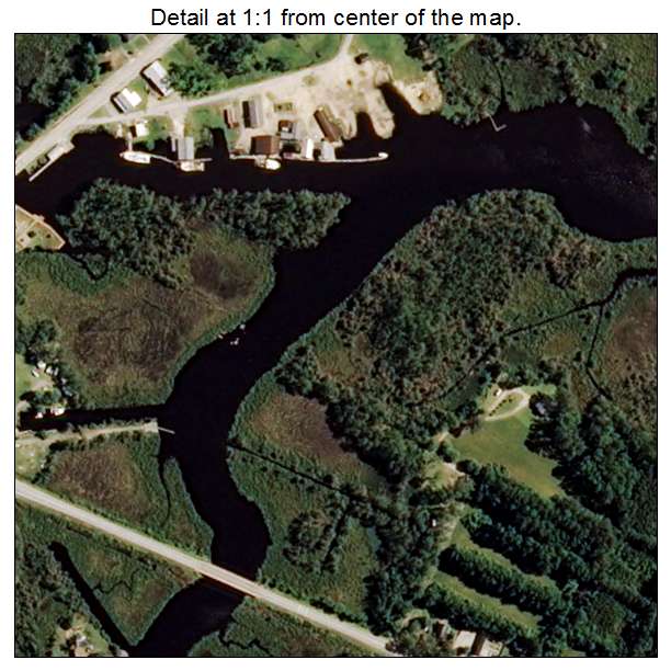 Bayboro, North Carolina aerial imagery detail