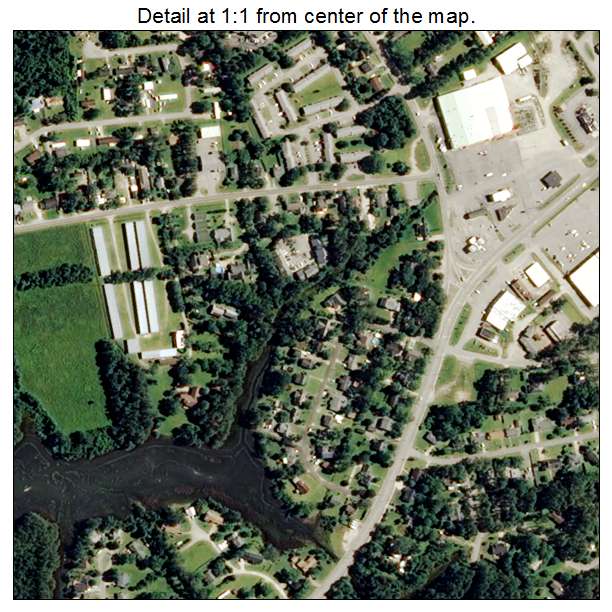 Beaufort, North Carolina aerial imagery detail
