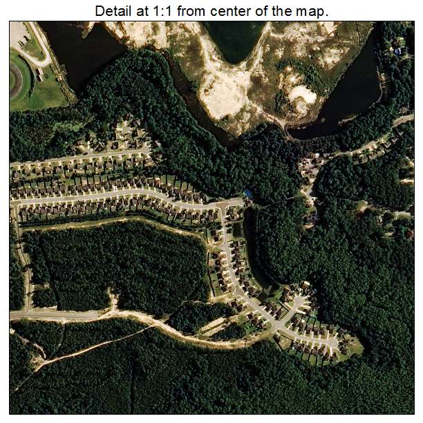 Belville, North Carolina aerial imagery detail