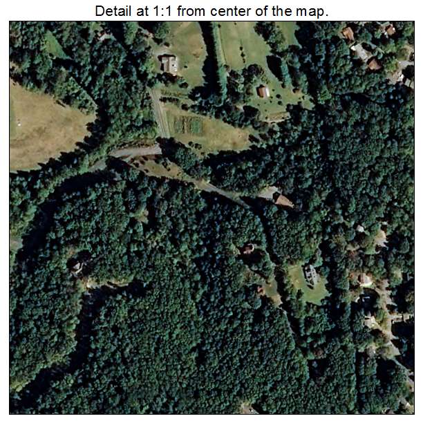 Bent Creek, North Carolina aerial imagery detail
