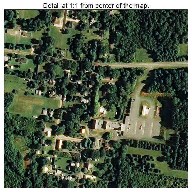 Bethania, North Carolina aerial imagery detail