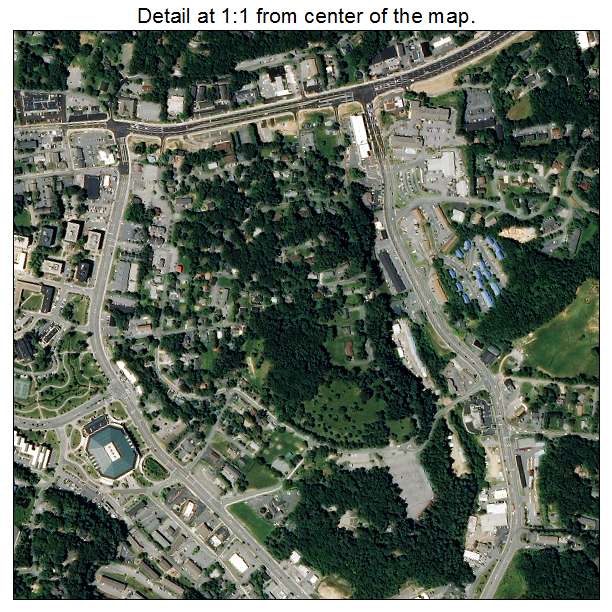 Boone, North Carolina aerial imagery detail
