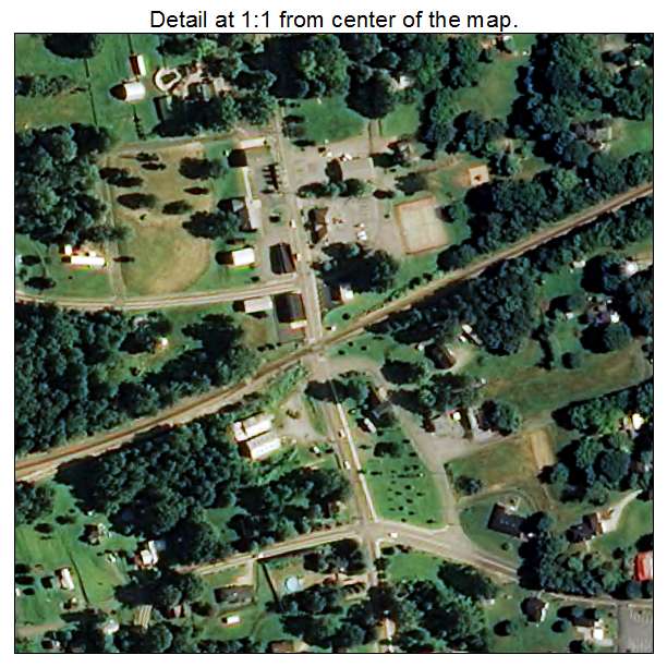 Bostic, North Carolina aerial imagery detail