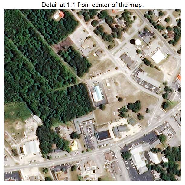 Calabash, North Carolina aerial imagery detail