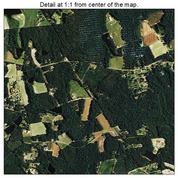 Carthage, North Carolina aerial imagery detail