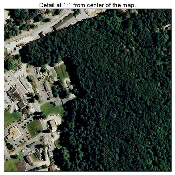 Cashiers, North Carolina aerial imagery detail