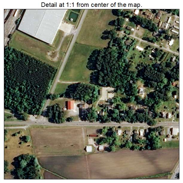 Chocowinity, North Carolina aerial imagery detail