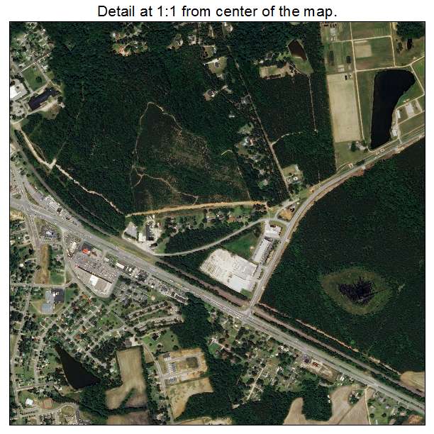 Clayton, North Carolina aerial imagery detail