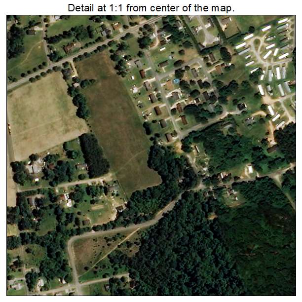 Coats, North Carolina aerial imagery detail