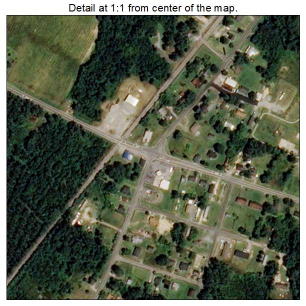 Cofield, North Carolina aerial imagery detail