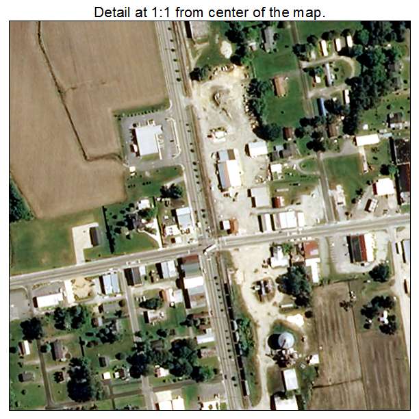 Conway, North Carolina aerial imagery detail