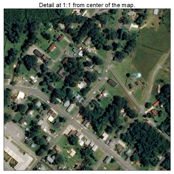 Creswell, North Carolina aerial imagery detail