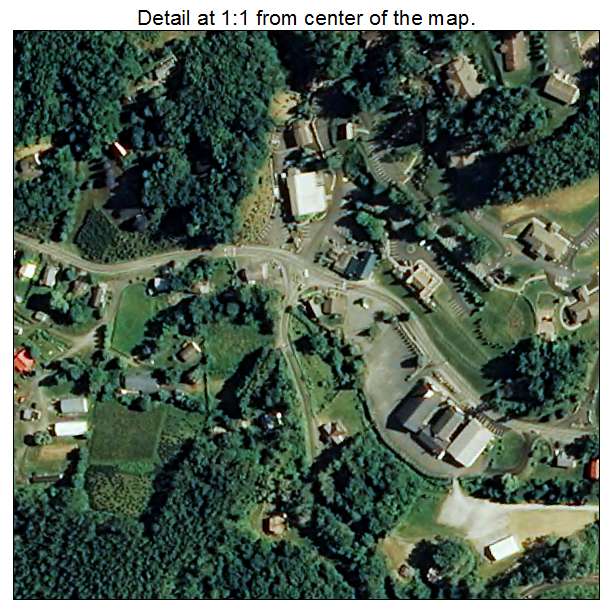 Crossnore, North Carolina aerial imagery detail