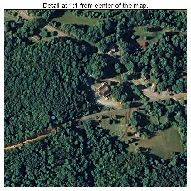 Danbury, North Carolina aerial imagery detail