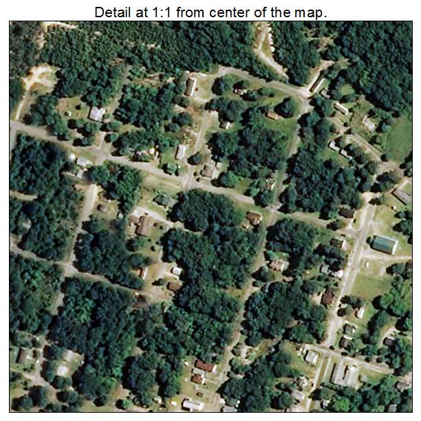Dobbins Heights, North Carolina aerial imagery detail