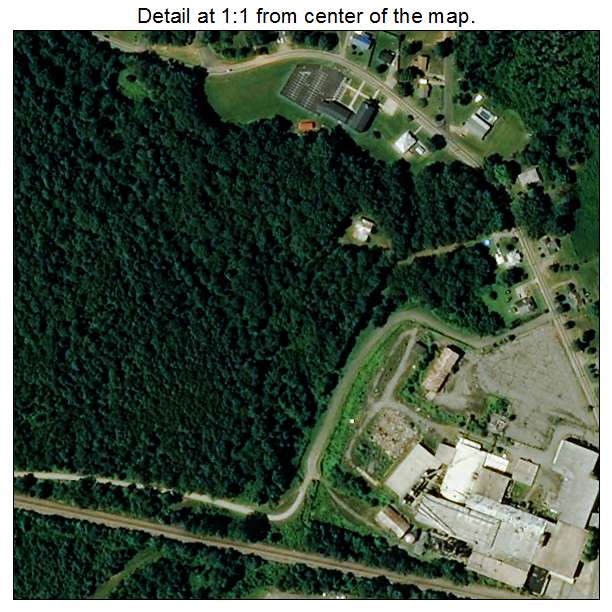 Drexel, North Carolina aerial imagery detail
