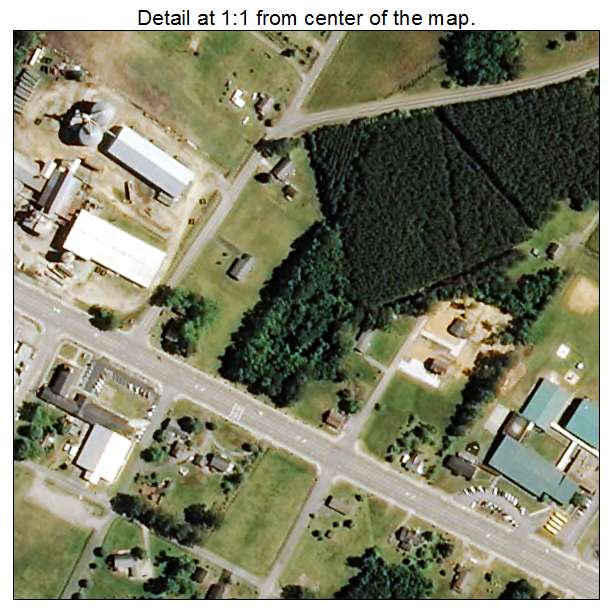 Dublin, North Carolina aerial imagery detail