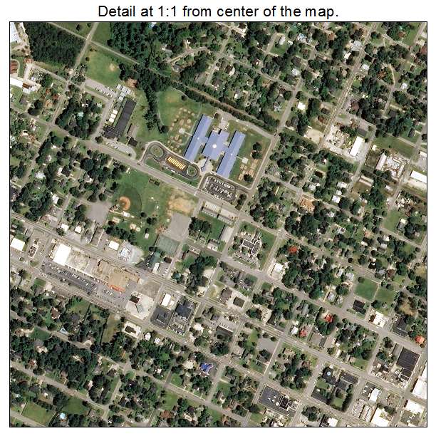 Dunn, North Carolina aerial imagery detail