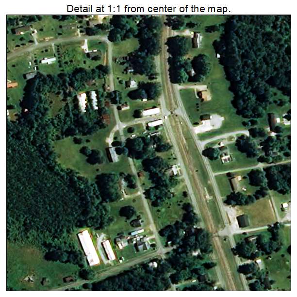 Earl, North Carolina aerial imagery detail