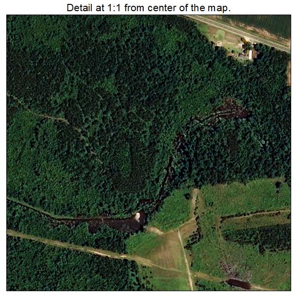East Arcadia, North Carolina aerial imagery detail