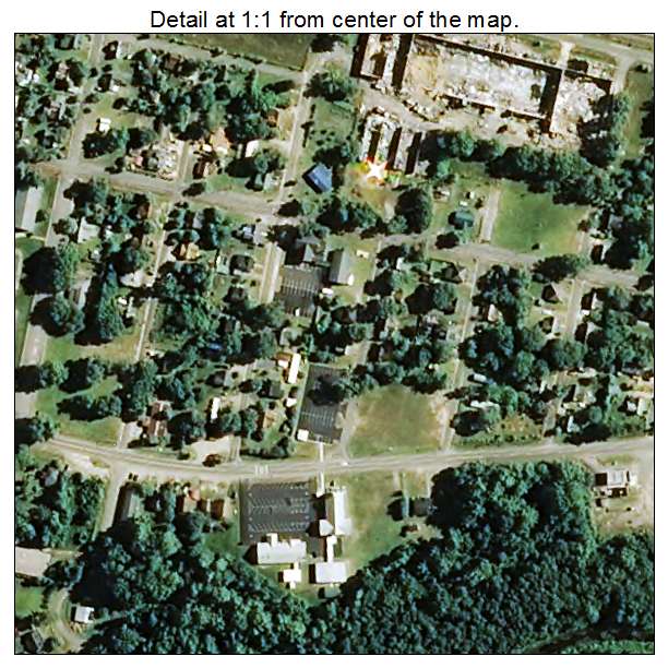 East Laurinburg, North Carolina aerial imagery detail