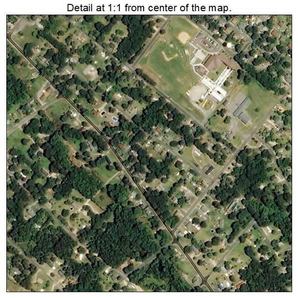 East Rockingham, North Carolina aerial imagery detail