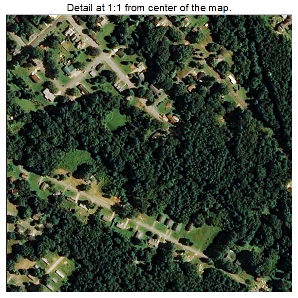 East Spencer, North Carolina aerial imagery detail