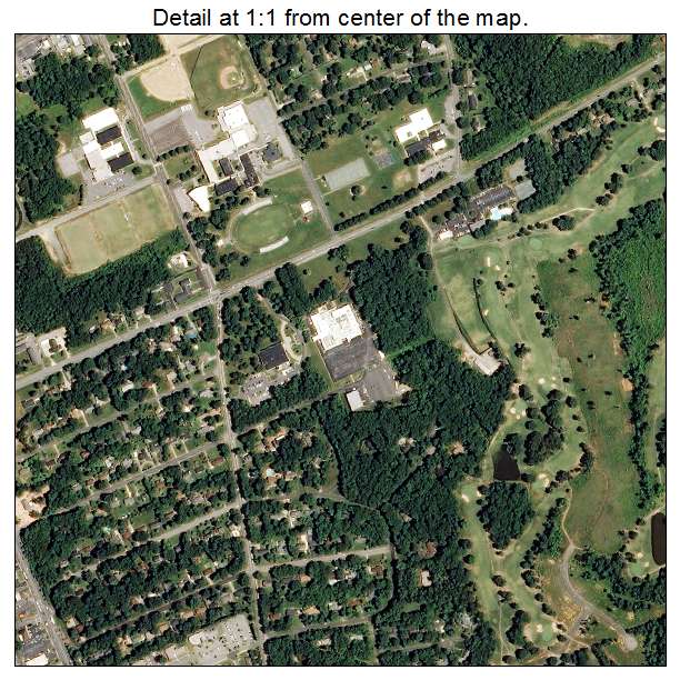 Eden, North Carolina aerial imagery detail