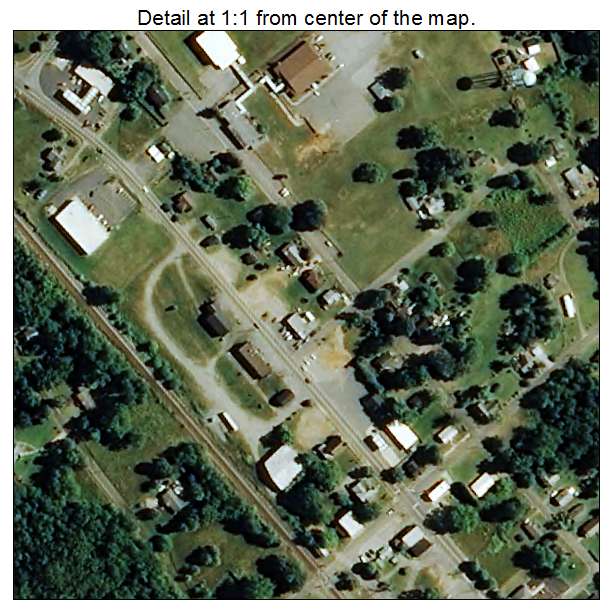 Ellenboro, North Carolina aerial imagery detail
