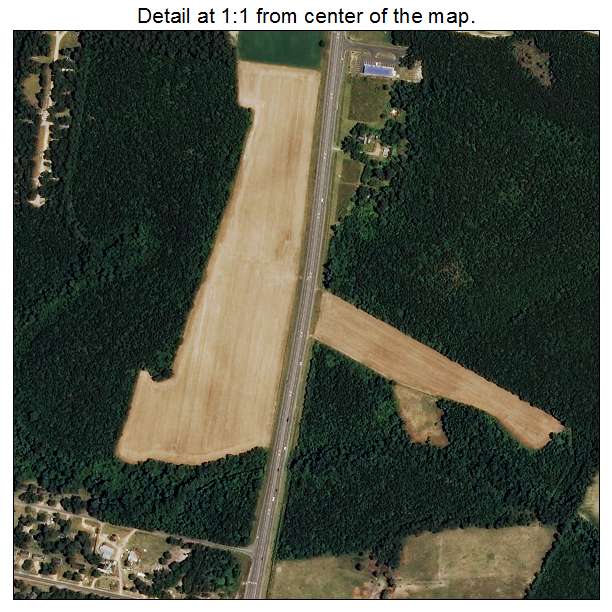 Elroy, North Carolina aerial imagery detail