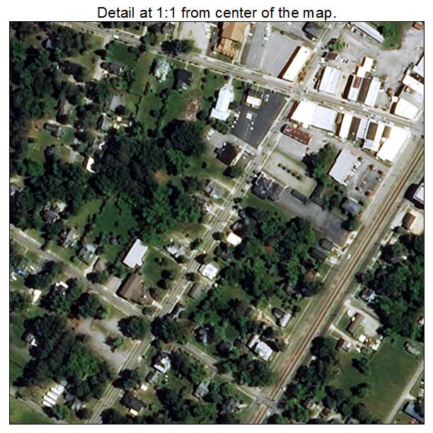 Enfield, North Carolina aerial imagery detail