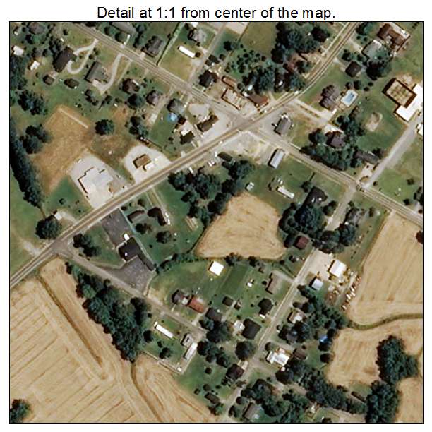 Eureka, North Carolina aerial imagery detail