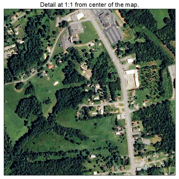 Fairplains, North Carolina aerial imagery detail