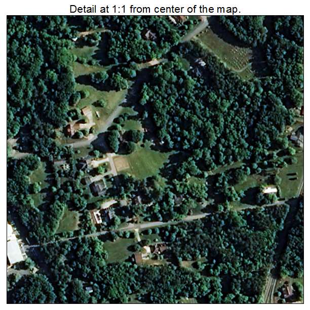 Faith, North Carolina aerial imagery detail