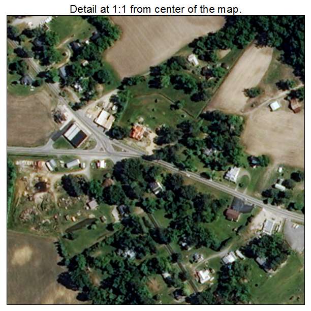 Falkland, North Carolina aerial imagery detail