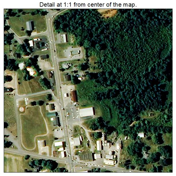 Fallston, North Carolina aerial imagery detail