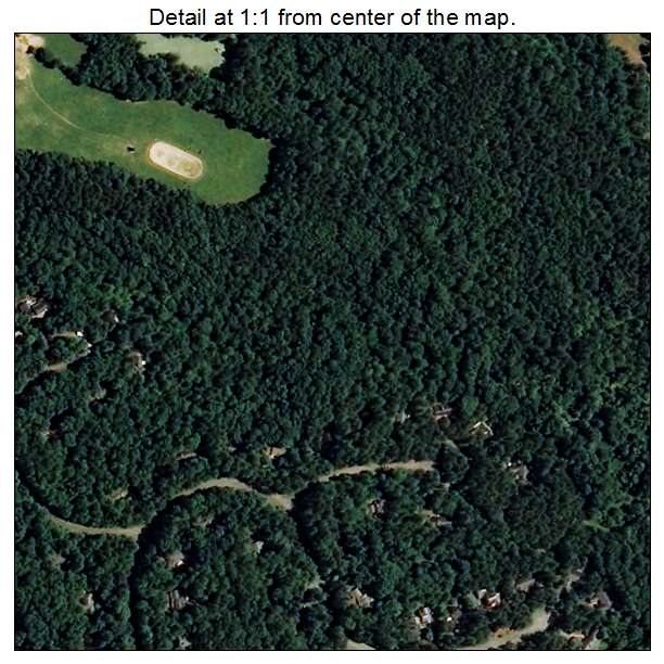Fearrington, North Carolina aerial imagery detail