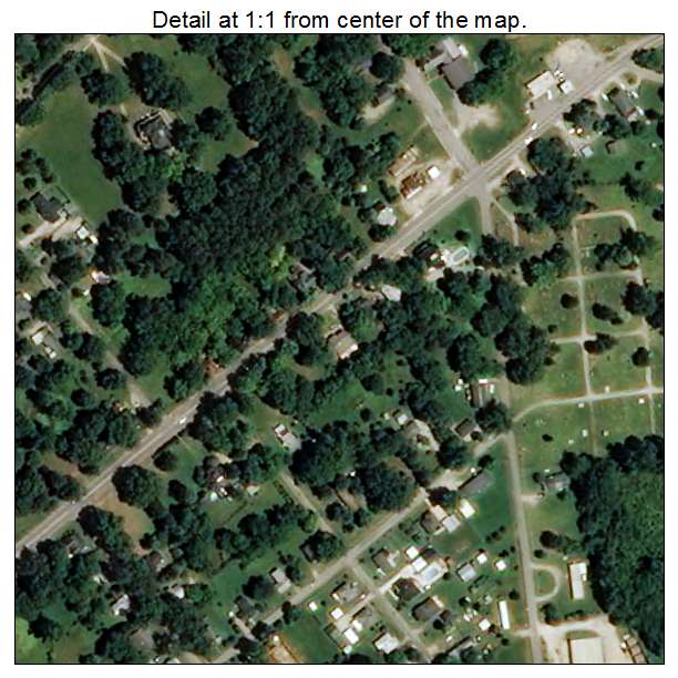 Franklinton, North Carolina aerial imagery detail