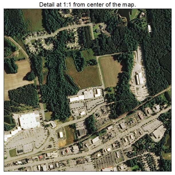 Fuquay Varina, North Carolina aerial imagery detail
