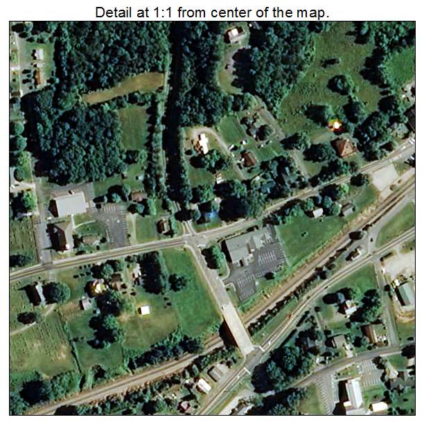 Glen Alpine, North Carolina aerial imagery detail