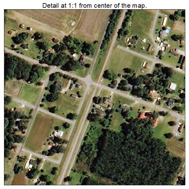 Godwin, North Carolina aerial imagery detail