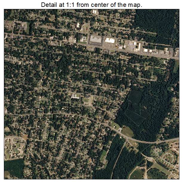 Goldsboro, North Carolina aerial imagery detail