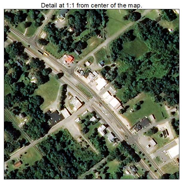 Goldston, North Carolina aerial imagery detail