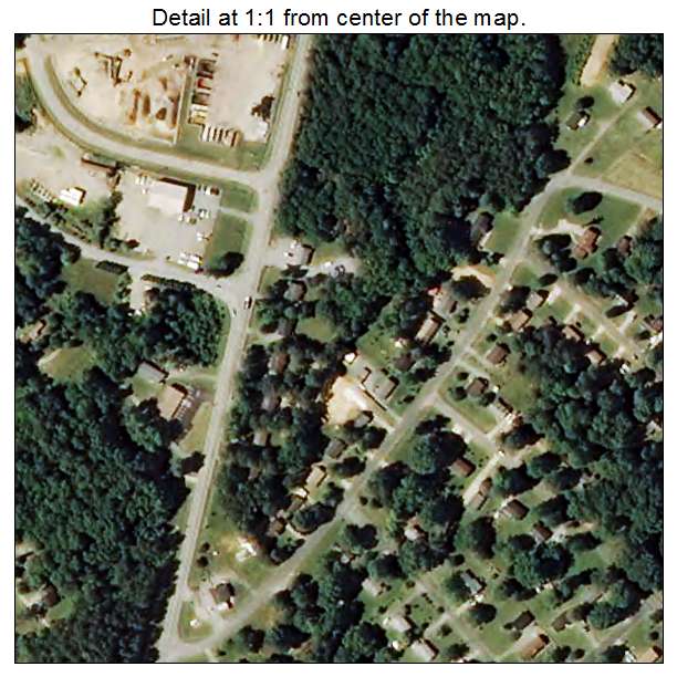 Green Level, North Carolina aerial imagery detail
