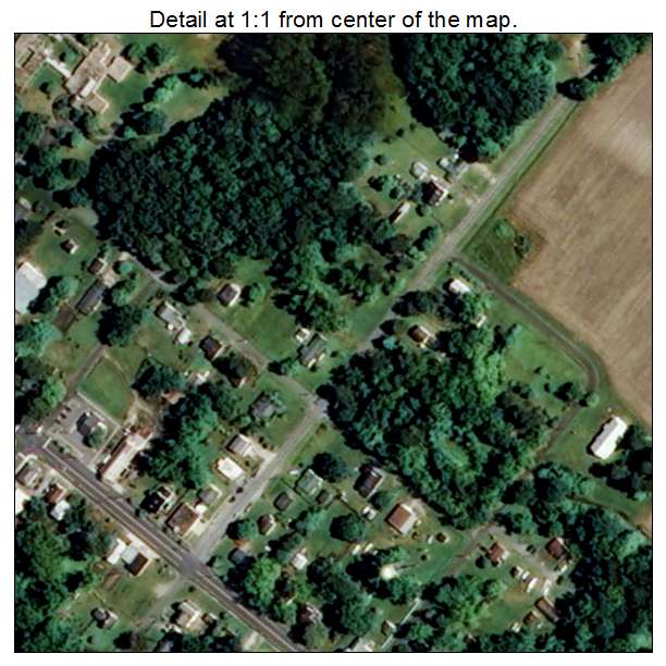 Hamilton, North Carolina aerial imagery detail