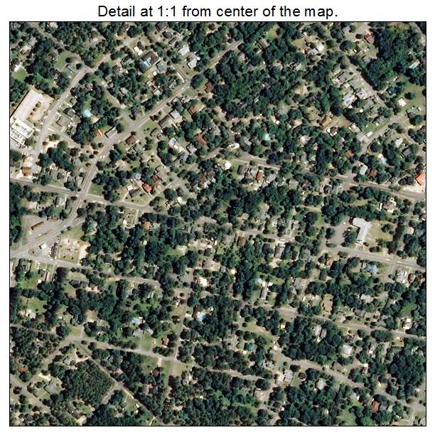 Hamlet, North Carolina aerial imagery detail