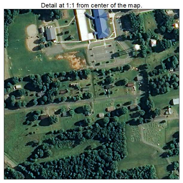Harmony, North Carolina aerial imagery detail