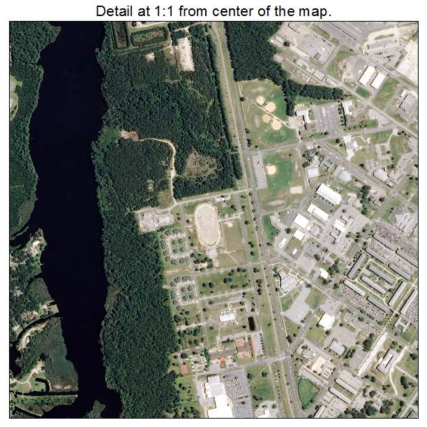 Havelock, North Carolina aerial imagery detail