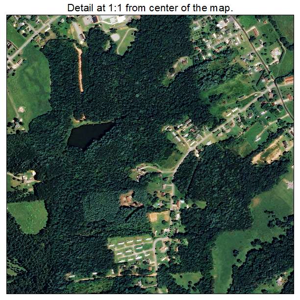 Hays, North Carolina aerial imagery detail