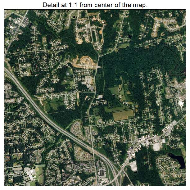 High Point, North Carolina aerial imagery detail